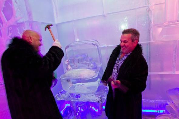 Guests of Minus5 Ice Bar
