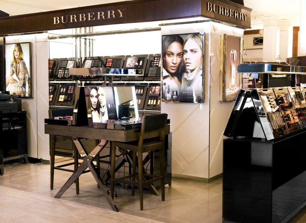 Burberry Debuts First Beauty Counter at Saks Fifth Avenue New York