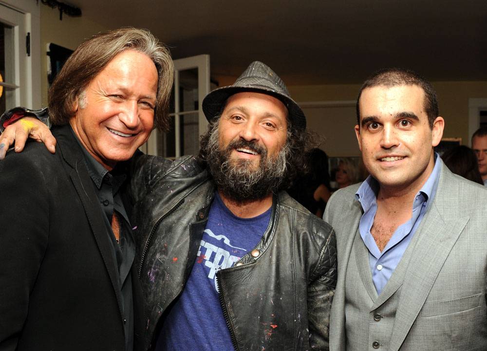 MOHAMED HADID, MR. BRAINWASH AND SETH SEMILOF