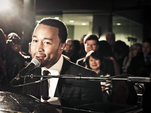 Private  Concert  with Grammy-winning musician John Legend at the NEW Delta Sky360° Club at Madison Square Gar...