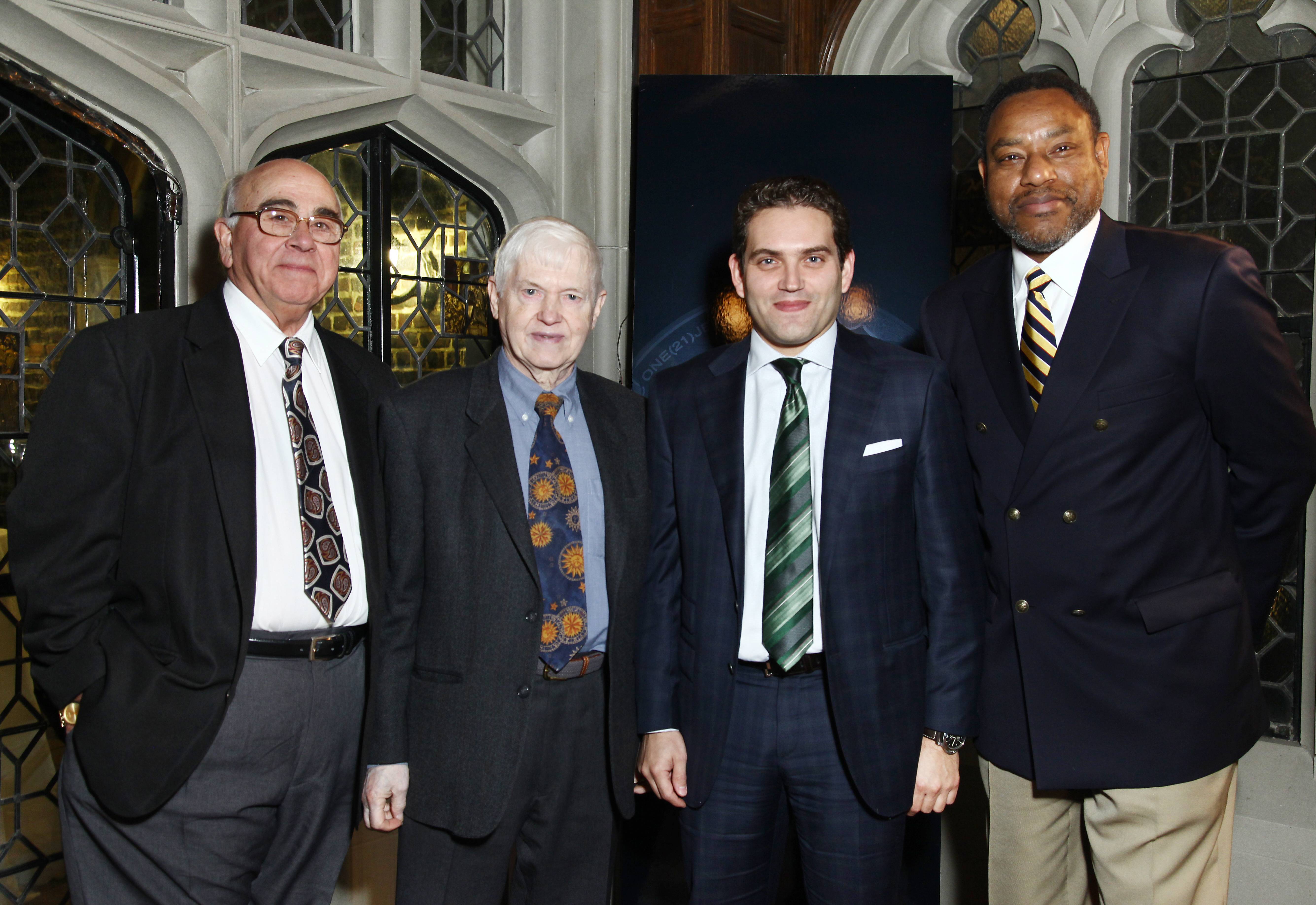 Dr. Anthony Aveni, Dr. Owen Gingerich, Panerai North America President Rafael Alvarez, Dr. Derrick Pitts