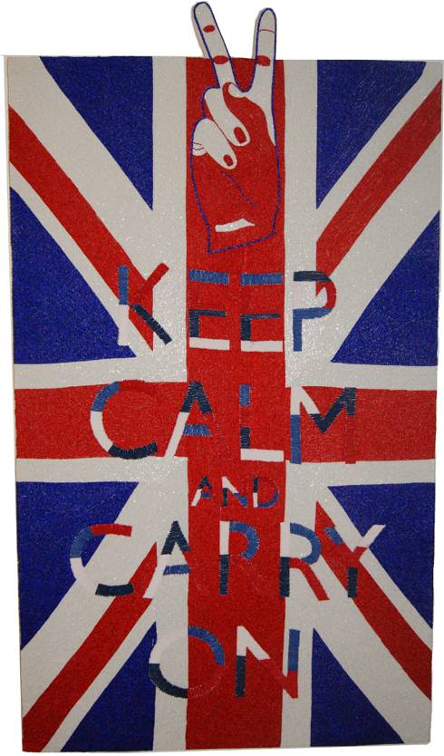 KEEP CALM BRITISH UNION JACK 2