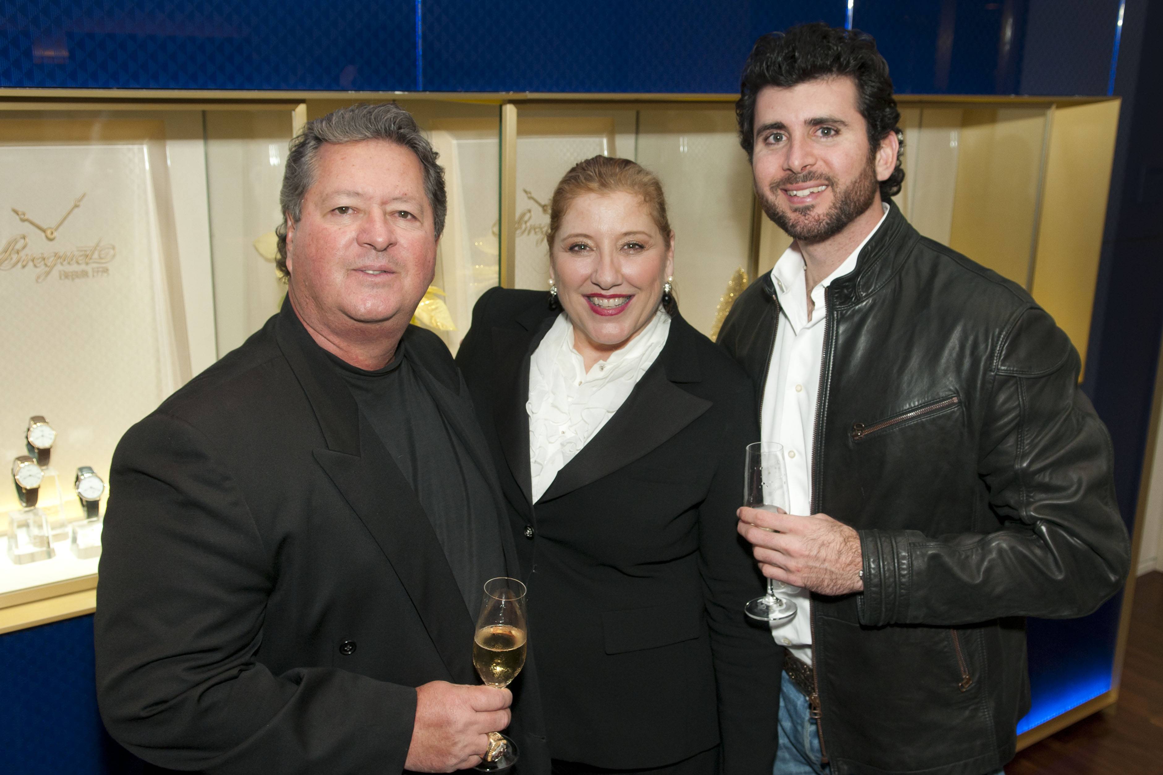 Breguet Bal Harbour Opening - Charlie Gonzalez, Kathy Gonzalez and Dylan Gonzalez