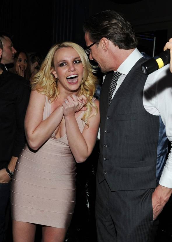 Britney and Jason share a laugh at Chateau