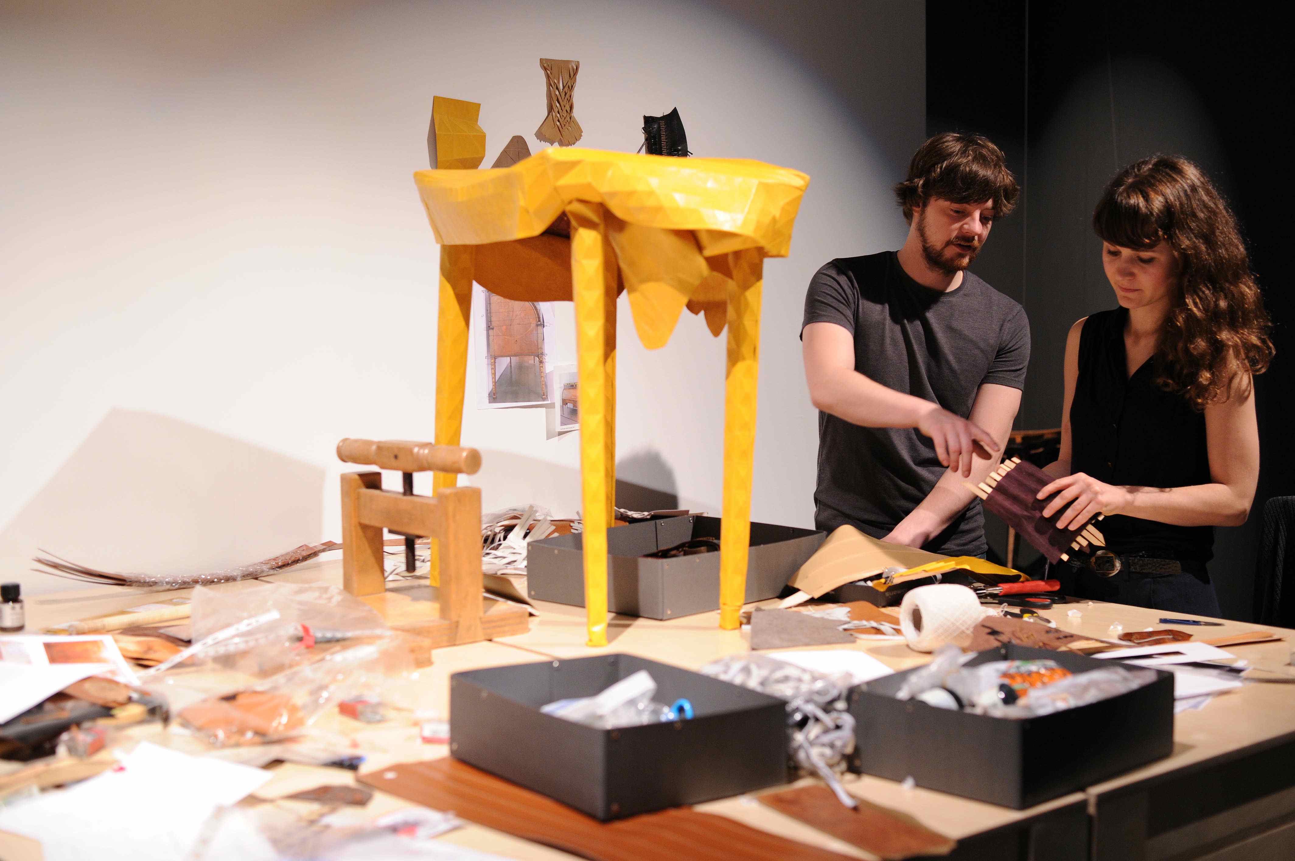 FENDI Design Miami Craft Alchemy_Elisa Strozyk and Sebastian Neeb at work 5