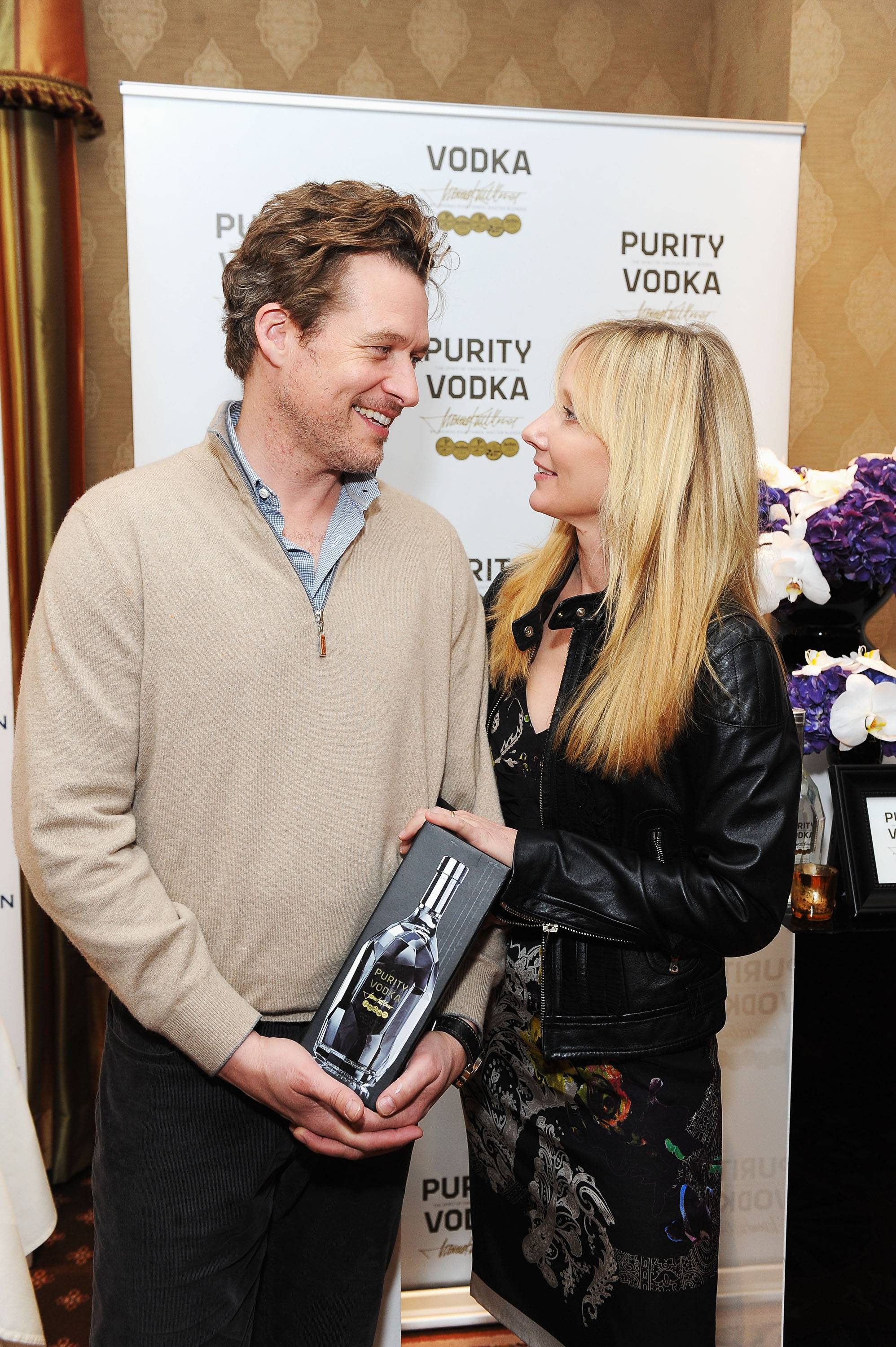 Anne Heche and James Tupper at the HBO Luxury Lounge in Honor of the 69th Golden Globe Awards sponsored by Purity Vodka