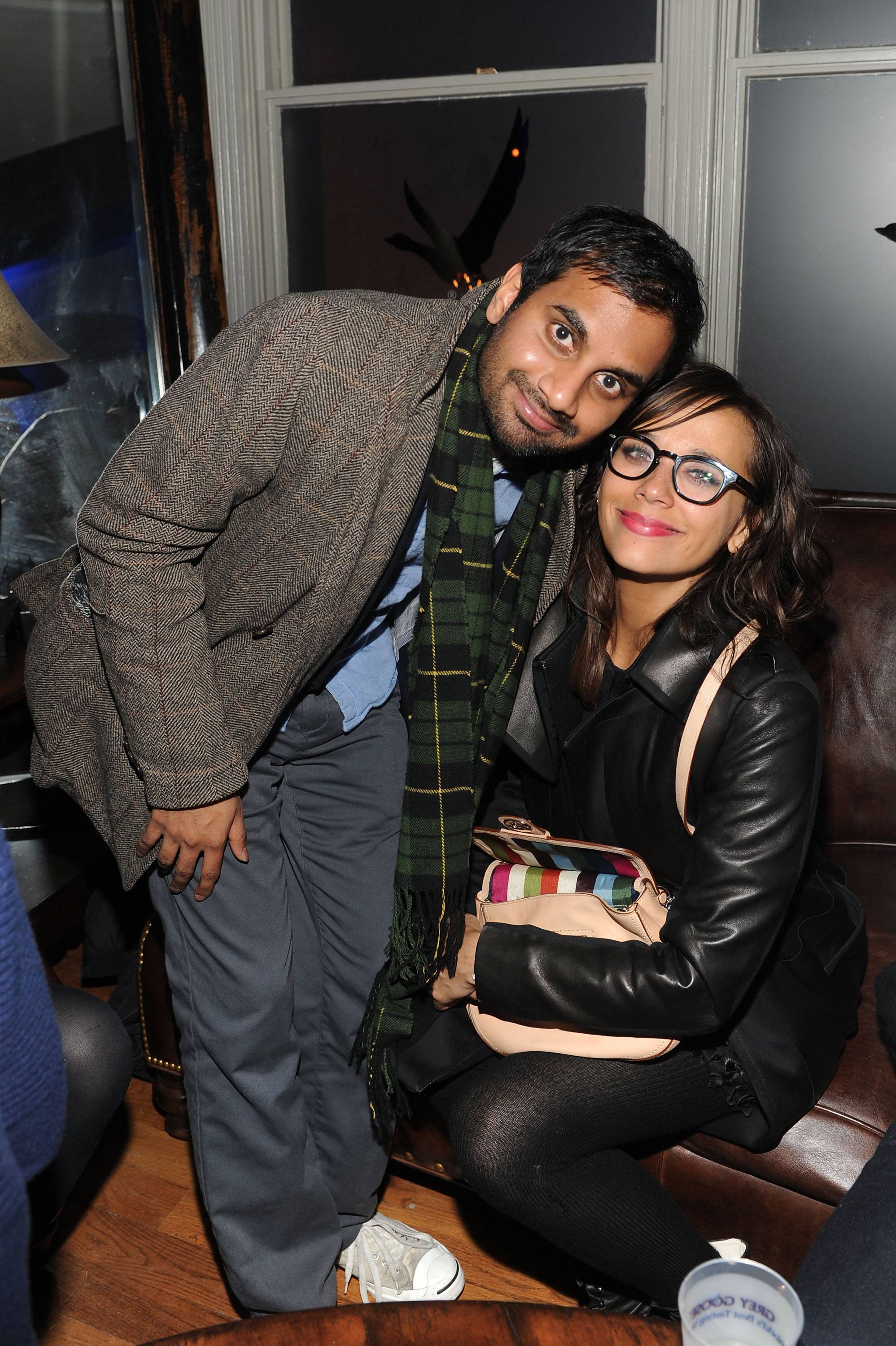 Aziz Ansari and Rashida Jones at 