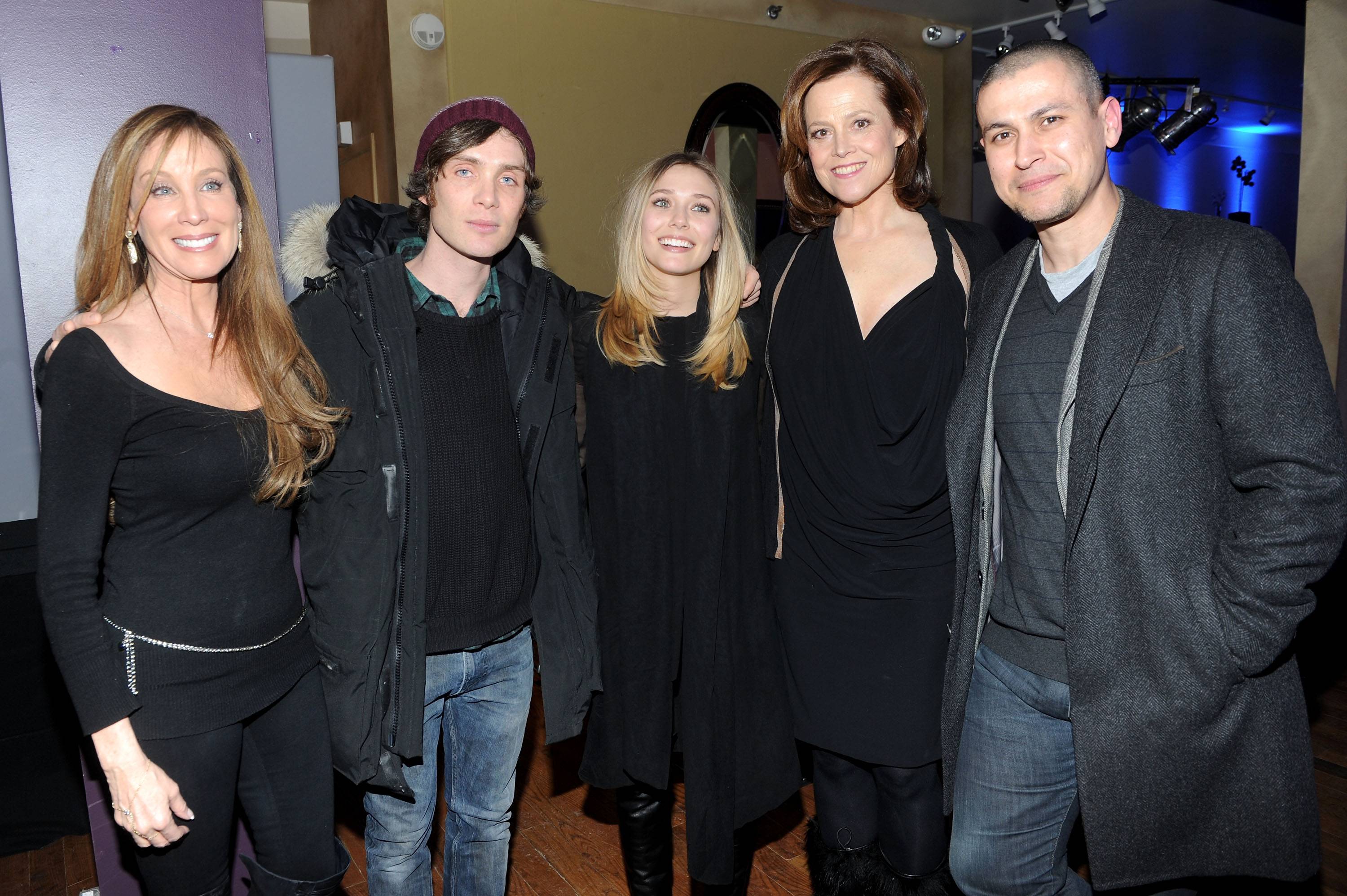 Cindy Cowan, Cillian Murphy, Elizabeth Olsen, Sigourney Weaver and Rodrigo Cortes at the 