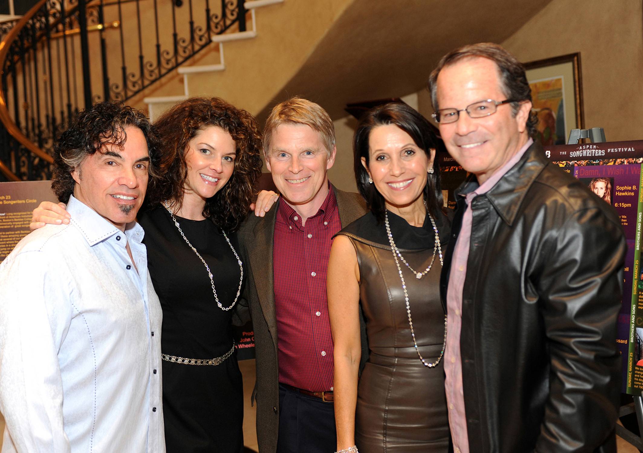 John and Aimee Oates with Gram Slaton, Executive Director of the Wheeler Opera House in Aspen and Robin and Mark Levinson, co-owners of Levinson Jewelers