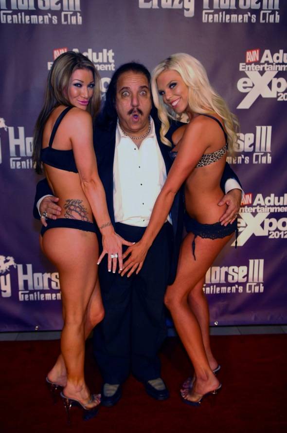 Ron Jeremy playing around with ladies