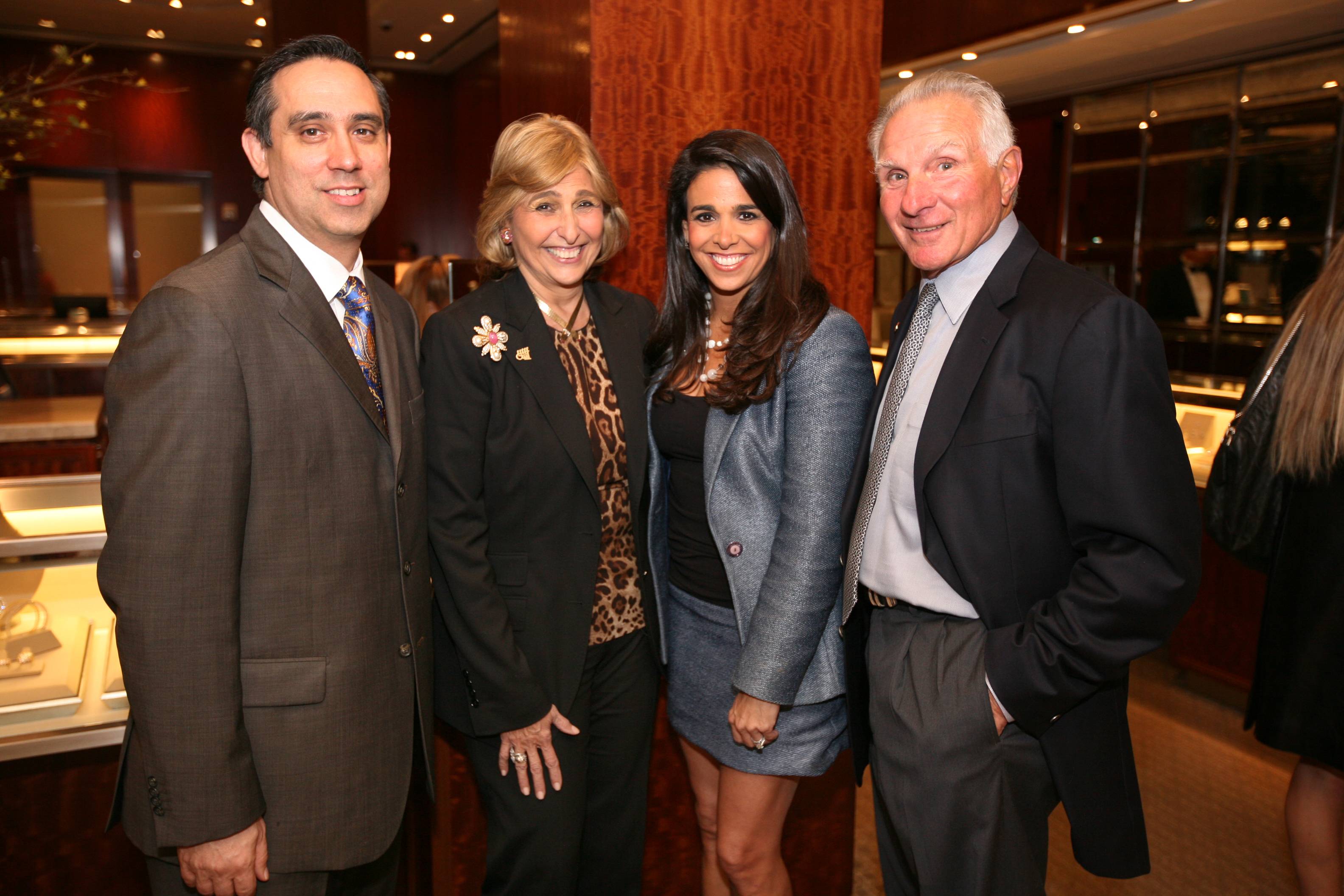 Tiffany & Co. Group Director Henry Gonzalez, Suzie Sayfie,Stephanie Sayfie-Aagaard, & Nick Buoniconti1