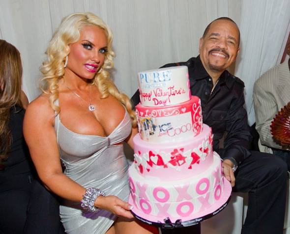 Ice T and Coco_PURE VDay Cake