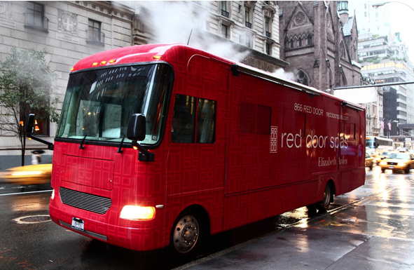Red Door Spa Bus