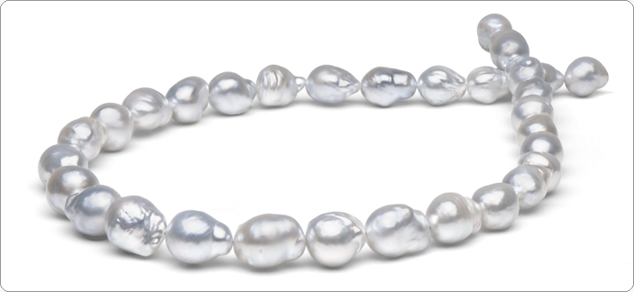 Strand of South Seas freeform pearls from pearlparadise.com