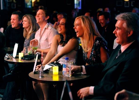 Kate Gosselin in audience at Brad Garrett's Comedy Club VIP Grand Opening at MGM Grand 3.29.12