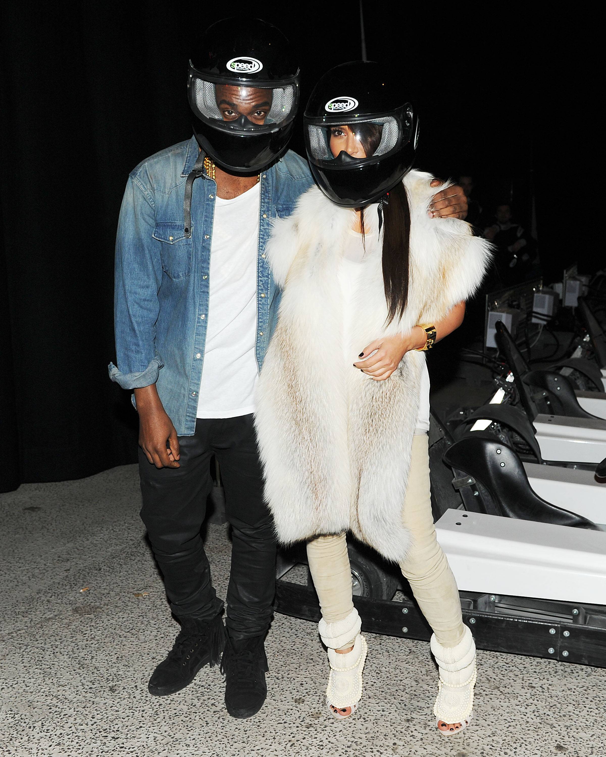 Kim & Kanye Go Karts