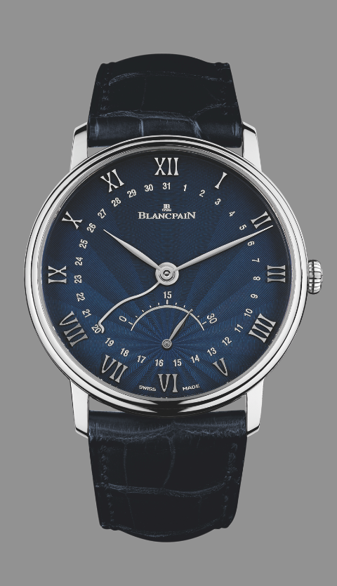 Haute Time Review: The Blancpain Retrograde Small Seconds With Flinqué Enamel Dial