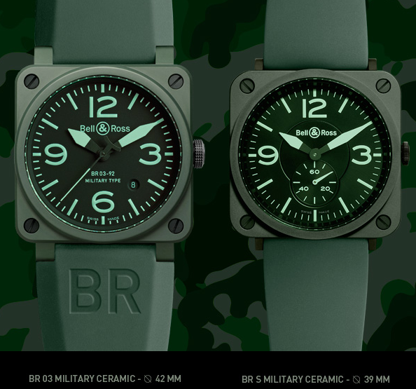 Haute Time: Specialty Ceramic Watches for Military Personnel by Bell & Ross