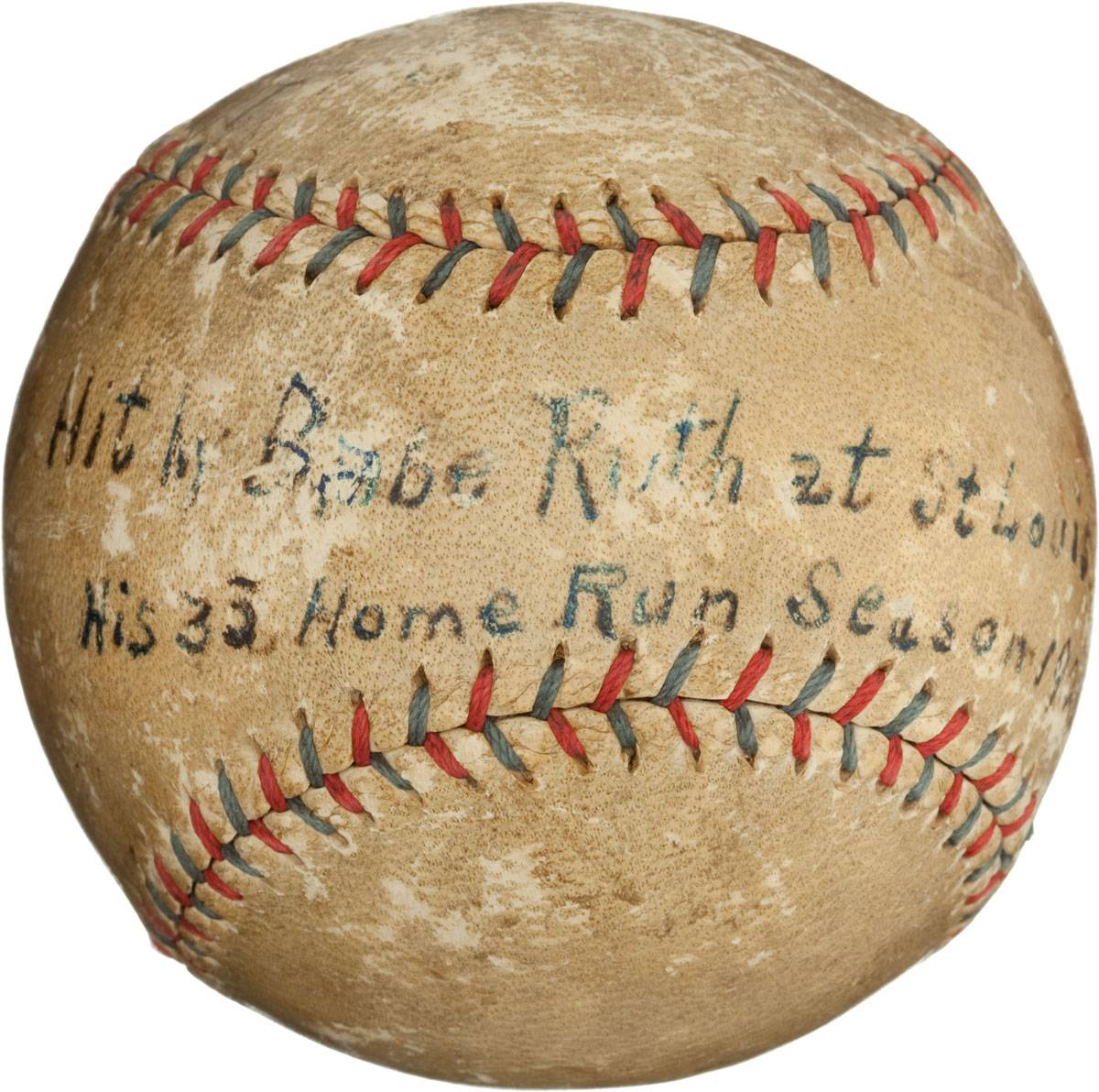 1921-Babe-Ruth-136th-Career-Home-Run-Baseball-2