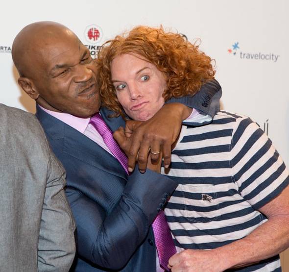 Mike Tyson and Carrot Top