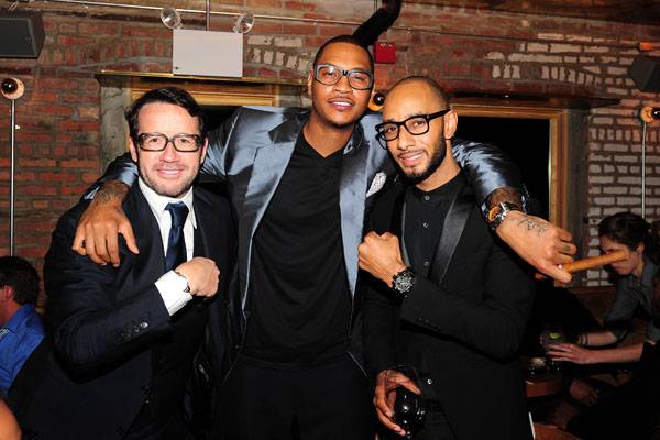 Francois-Henry Bennahmias, Carmelo Anthony, Swizz Beatz