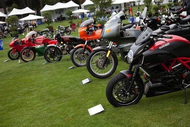 Ducati motorcycles at The Quail_courtesy of Steve Burton