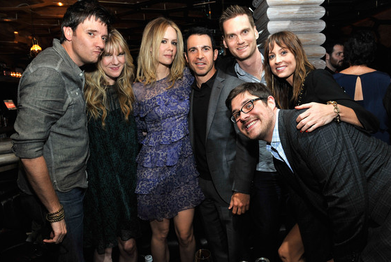 Actress Lily Rabe, actress Sarah Paulson, actor Chris Messina, filmmaker Tim O’Brien, actress Alexie Gilmore, and actor Rich Sommer