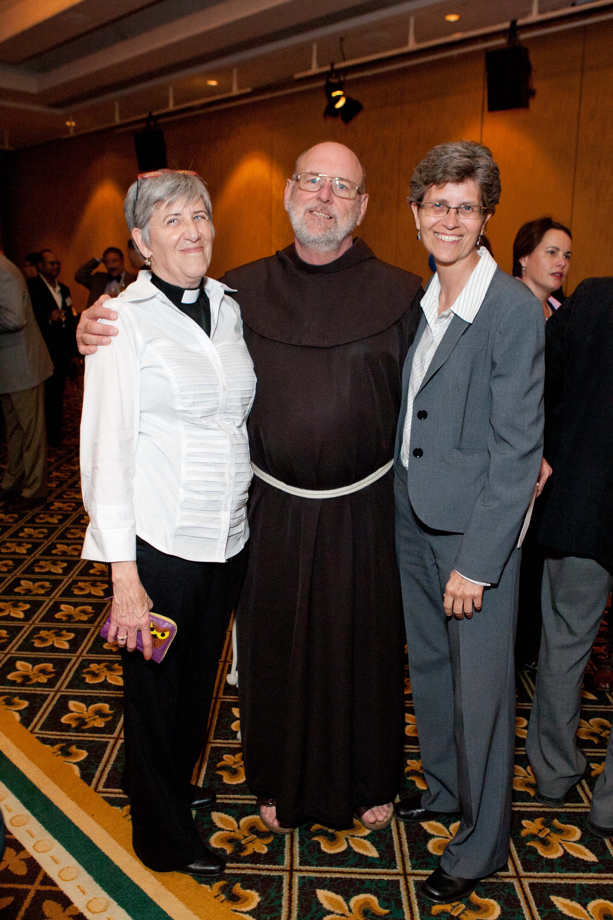 Sister Angela Guida, Fr. John Hardin, Shari Roeseler