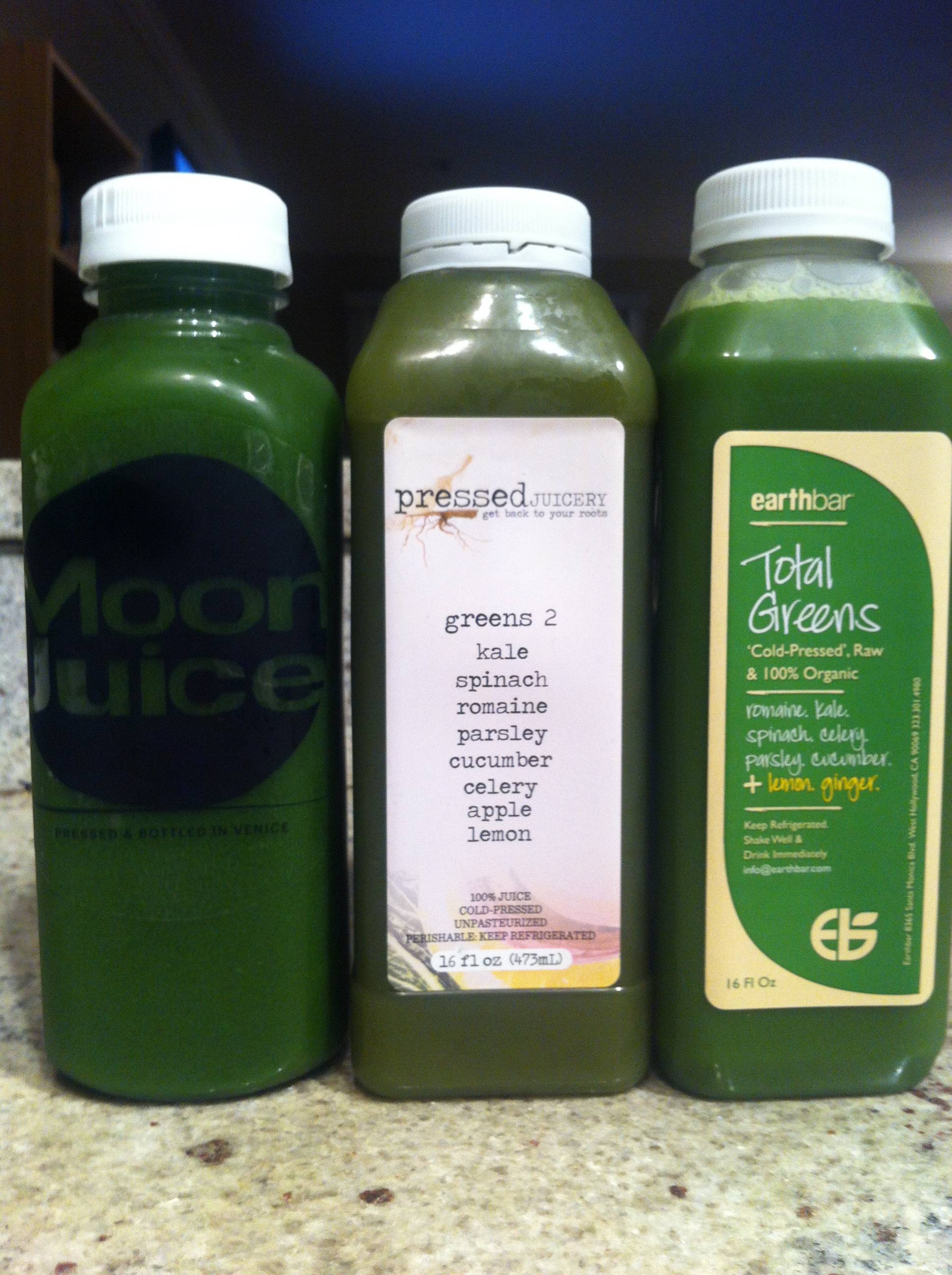 Green Juice Options in Los Angeles