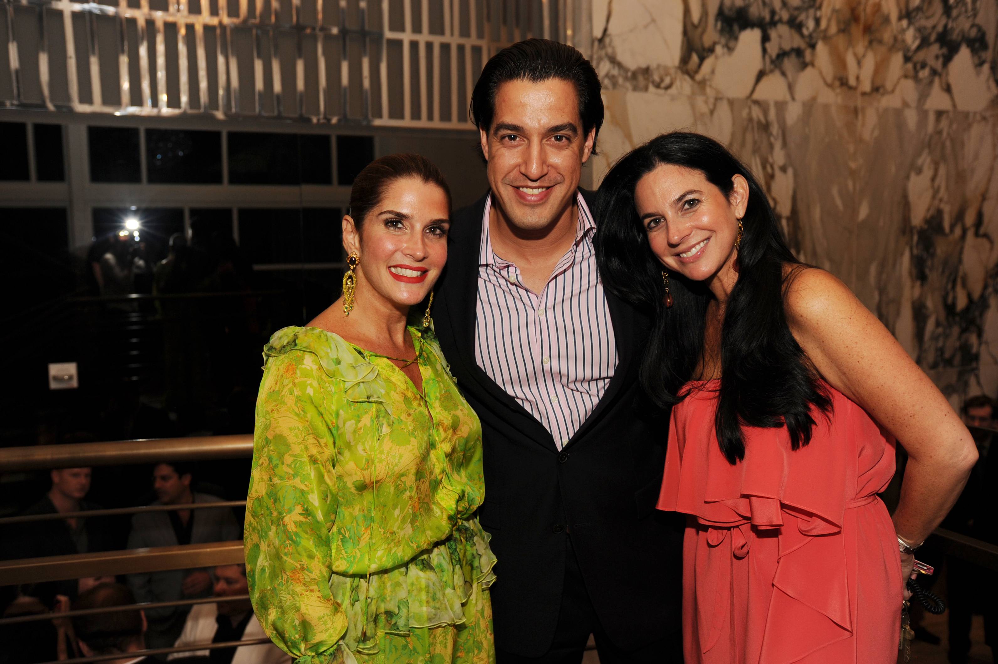 Isabella Holguin, Andres Asion and Catalina Martucci at the Paramount Bay Grand Opening