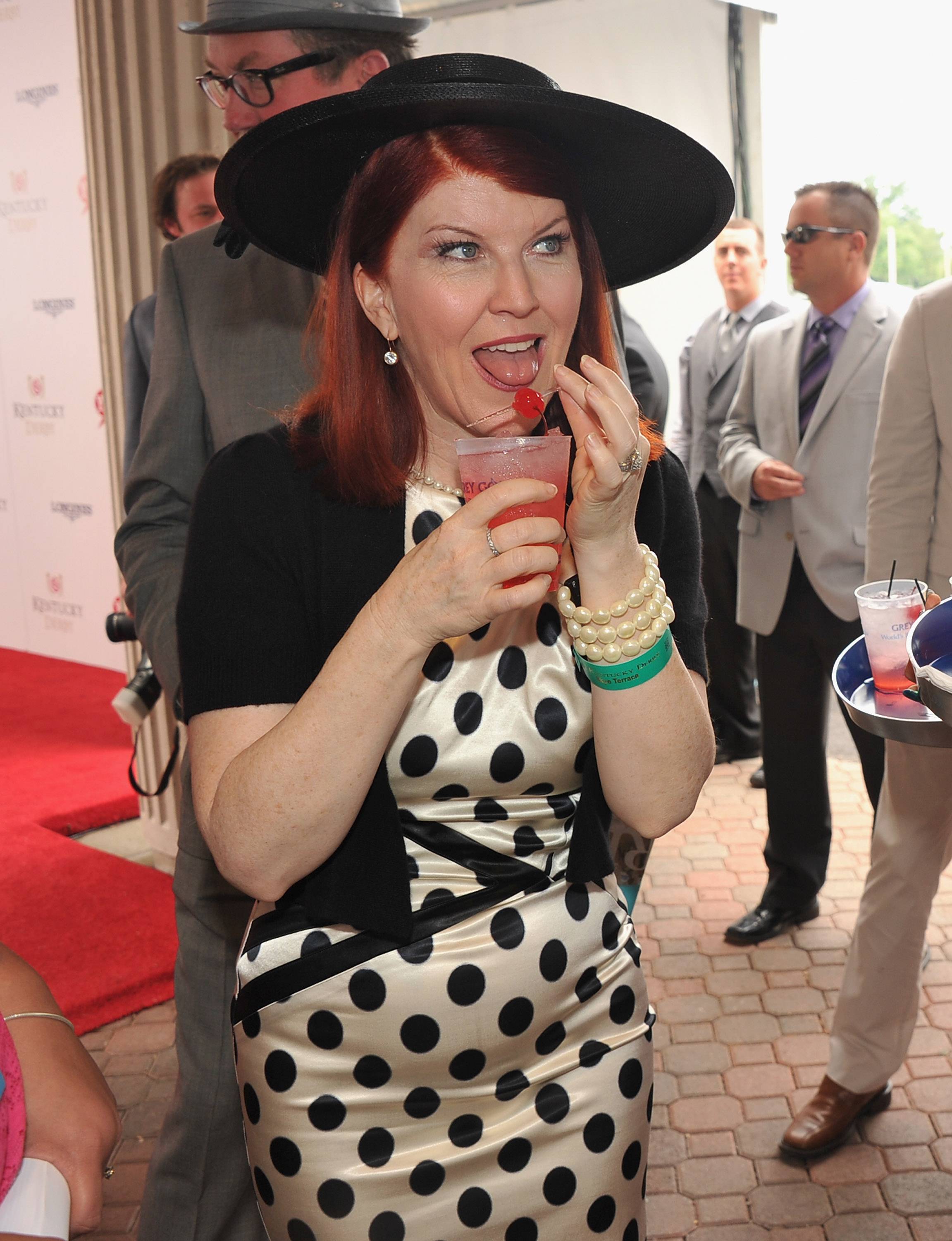 Kate Flannery  at the GREY GOOSE Vodka Lounge at the 138th Running of the Kentucky Derby.