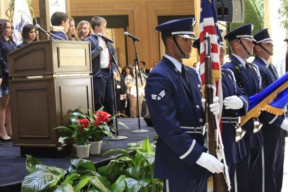 Nellis Honor Guard and Adelson School