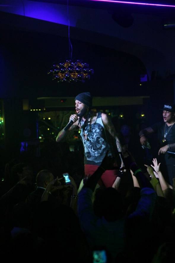 Travie McCoy performs Ass Back Home at Hyde Bellagio, Las Vegas, 5.27.12