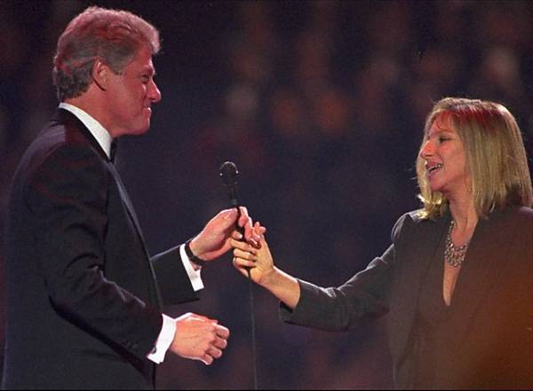 Clinton and Streisand Kick Off Festivities in Malibu