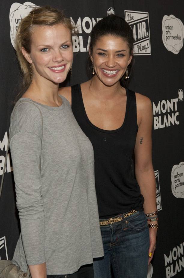 Brooklyn Decker and Jessica Szohr at Montblanc Presents The 24 Hour Plays 