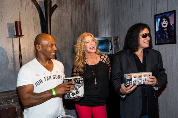 Mike Tyson  , Shannon Tweed and Gene Simmons