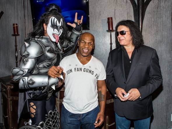 Gene Simmons Impersonator, Mike Tyson and Gene Simmons