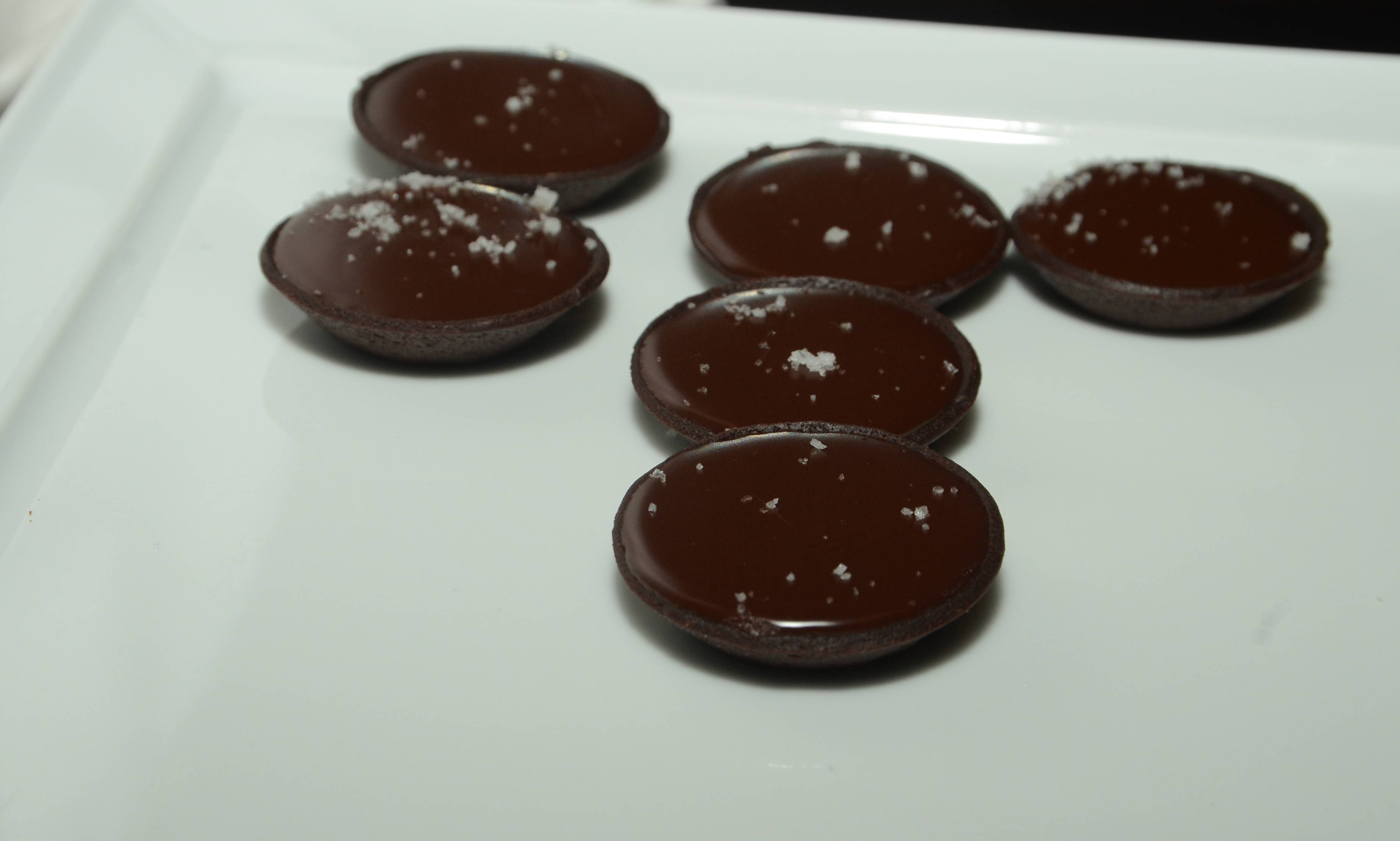 Chocolate Caramel Tarts Served at the U.S. Launch of Ultratravel Magazine