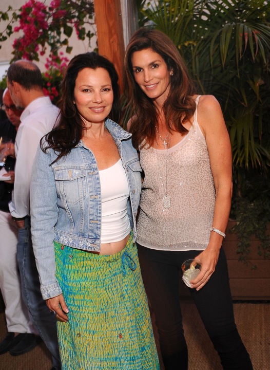 Fran Drescher and Cindy Crawford