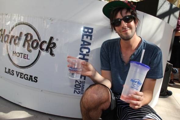 Jack Barakat with water bottle