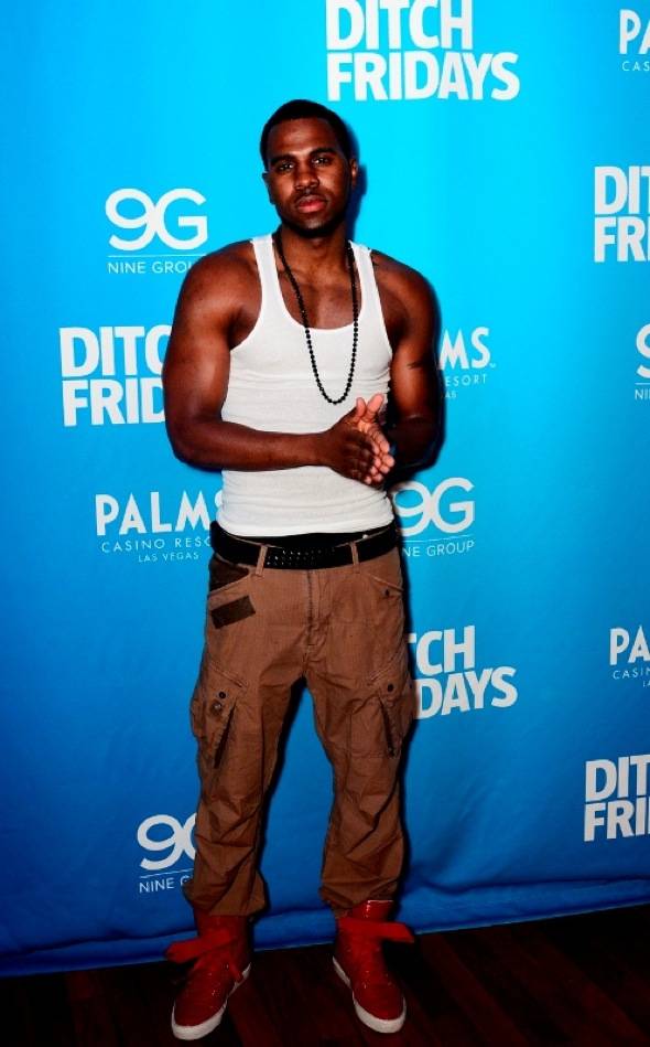 Jason Derulo at Ditch Fridays pool party at Palms Casino Resort in Las Vegas 6.8.12