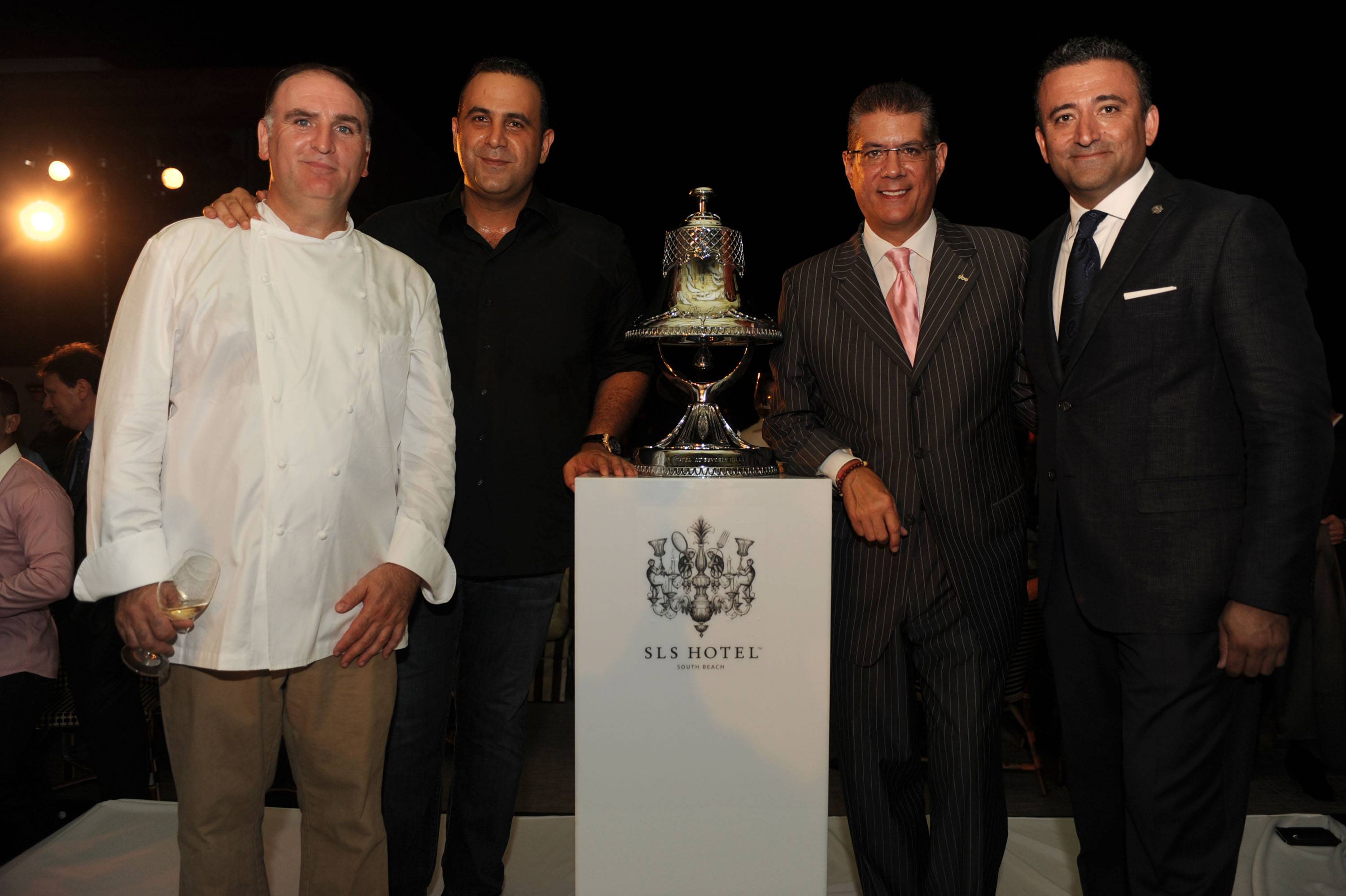 Jose Andres, Sam Nazarian, Albert Merts, & Arash Azarbarzin