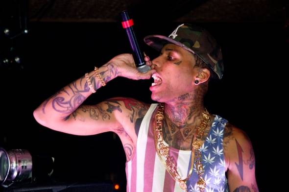 Hip hop artist, Kid Ink, at LAVO