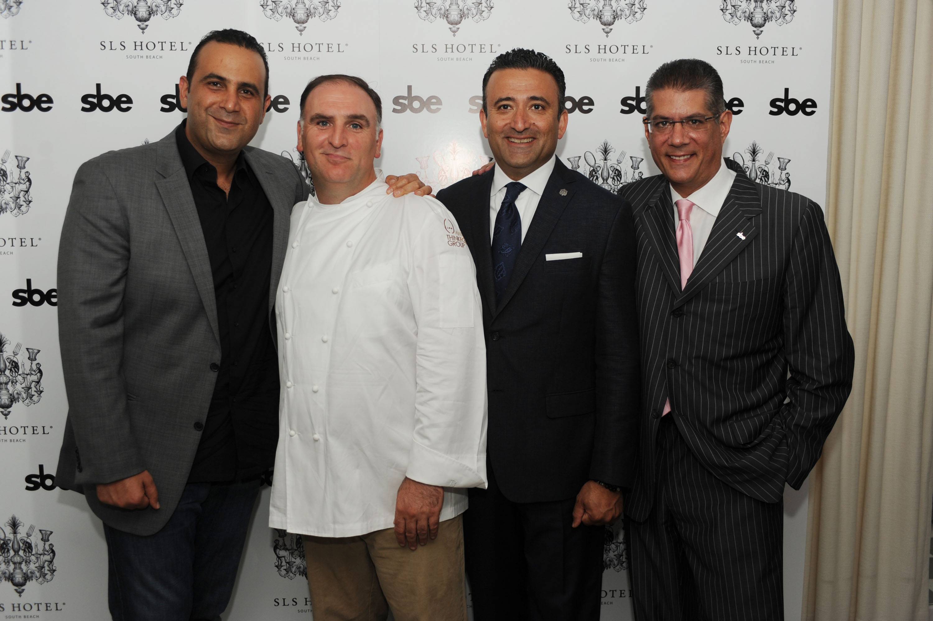 Sam Nazarian, Jose Andres, Arash Azarbarzin & Albert Mertz