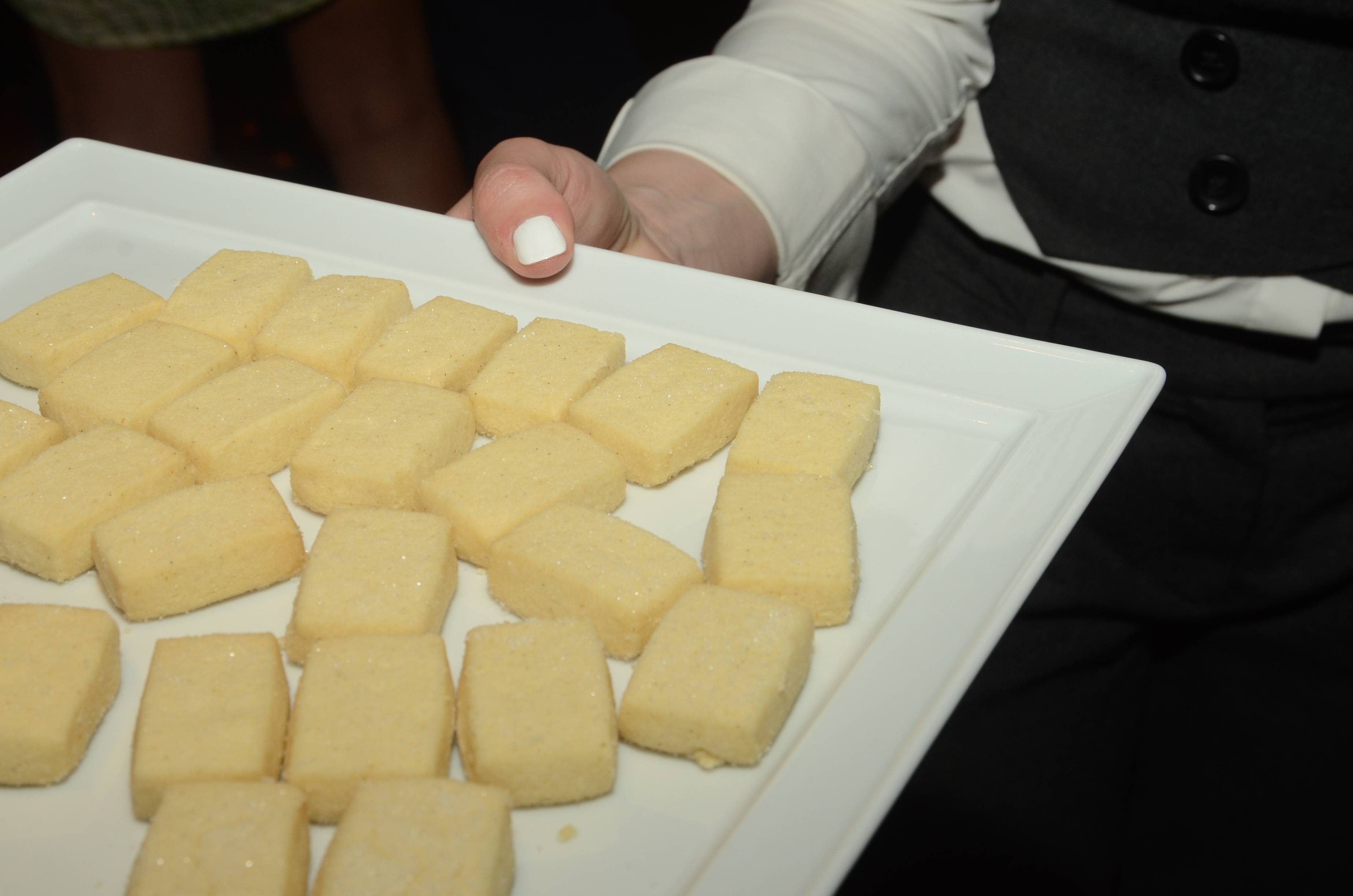 Shortbread Cookies Served at the U.S. Launch of Ultratravel Magazine