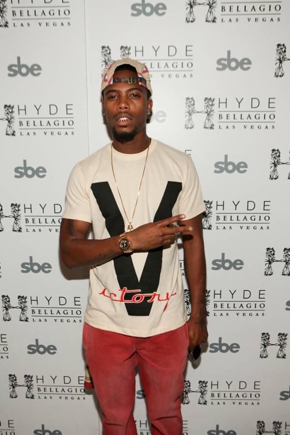 B.o.B on the red carpet at Hyde Bellagio, Las Vegas, 7.7.12