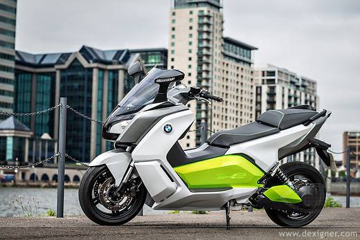 BMW Unveils C Evolution Electric Scooter at London Olympics