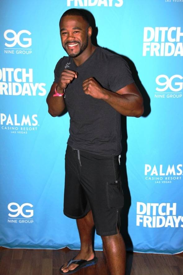 Rashad Evans at Palms Pool & Bungalows in Las Vegas 7.5.12