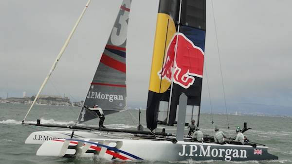 J. P. Morgan Ben Ainslie Racing sail by Alcatraz