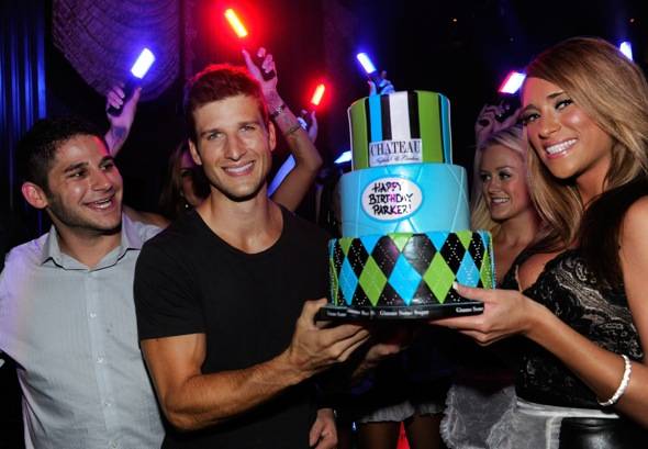 'Suburgatory' Star Parker Young Celebrates 24th Birthday At Chateau Nightclub In Las Vegas